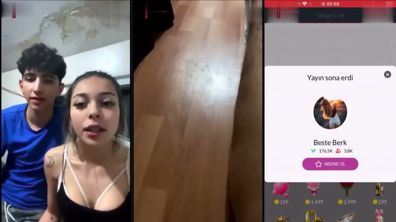 Beste Berk Türk Genç Tango ifşa yayını